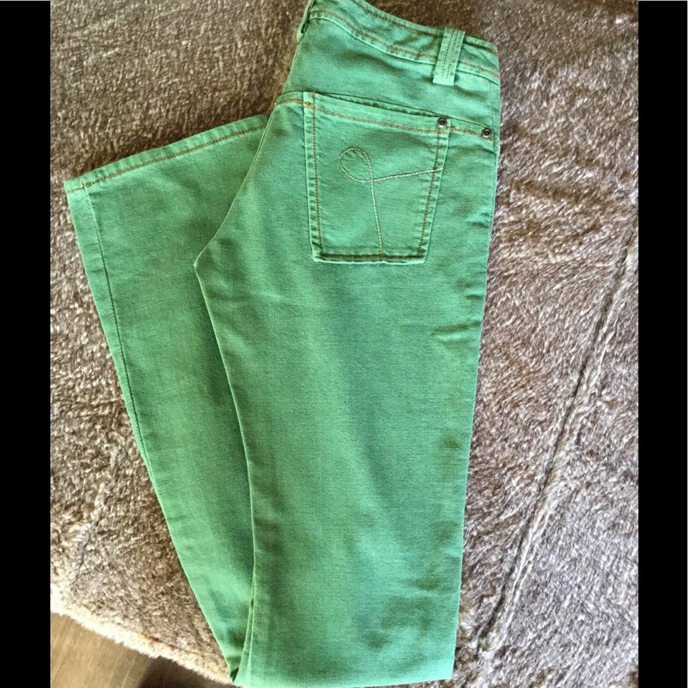 Oligo Tissew Green Flare Jeans 26x34